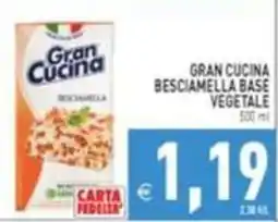 Iperfamily Gran Cucina Besciamella base vegetale offerta