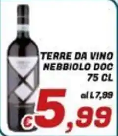 Idromarket Terre da Vino Nebbiolo Doc offerta