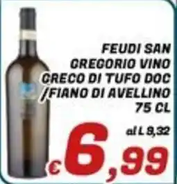 Idromarket Feudi San Gregorio Vino Greco di Tufo DOC Fiano di Avellino offerta