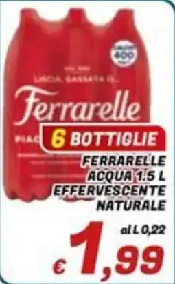 Idromarket Ferrarelle acqua 1,5 L offerta