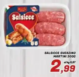 Idromarket Salsicce Sverzino Martini offerta
