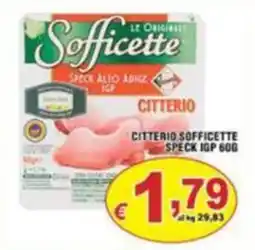Sacoph Citterio Sofficette Speck IGP offerta