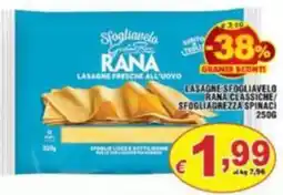 Sacoph Lasagne fresche all'uovo Rana offerta