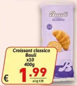 Ipercarni Croissant classico Bauli offerta