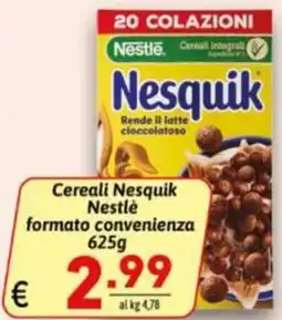 Ipercarni Cereali Nesquik Nestlé offerta