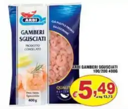 Sacoph Arbi gamberi sgusciati offerta