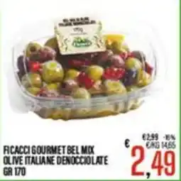 Supermercati EffePiù Ficacci gourmet bel mix olive italiane denocciolate offerta