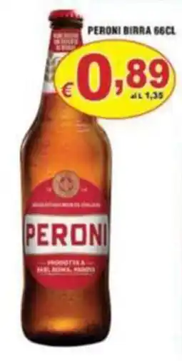 Sacoph Peroni birra offerta