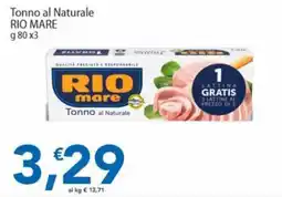 Sidis Tonno al Naturale Rio Mare offerta