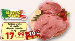 Ipercarni Fettine scelte di vitello offerta