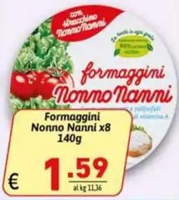 Ipercarni Formaggini Nonno Nanni offerta