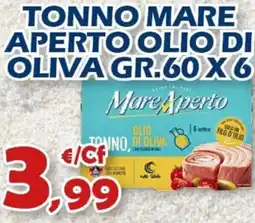 Mercogel Tonno Mare Aperto olio di oliva offerta