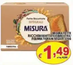 Sacoph Fette Biscottate Integrali Misura offerta