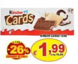 Sacoph Kinder Cards offerta