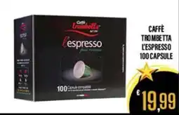Supermercati EffePiù Caffè Trombetta l'espresso offerta