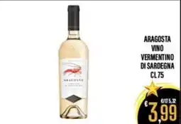 Supermercati EffePiù Aragosta vino vermentino di Sardegna offerta