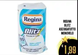 Supermercati EffePiù Regina Blitz asciugatutto monoveolo offerta