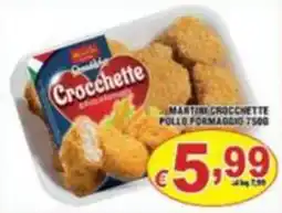 Sacoph Martini crocchette pollo formaggio offerta