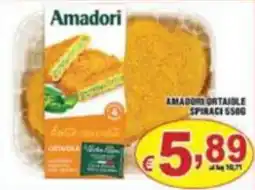 Sacoph Amadori ortajole spinaci offerta