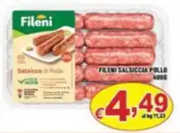Sacoph Fileni Salsiccia di Pollo offerta