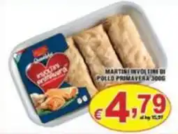 Sacoph Martini involtini di pollo primavera offerta
