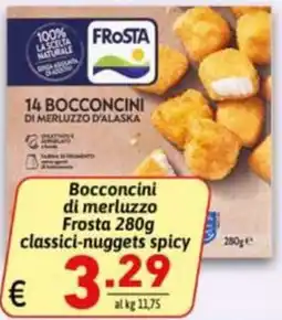 Ipercarni Bocconcini di merluzzo Frosta offerta