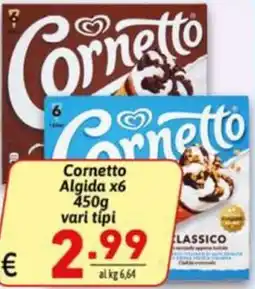 Ipercarni Cornetto Algida offerta