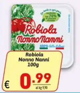 Ipercarni Robiola Nonno Nanni offerta
