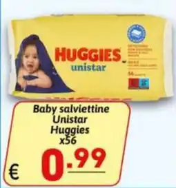 Ipercarni Baby salviettine Unistar Huggies offerta