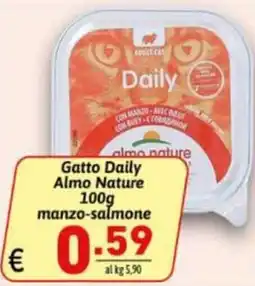 Ipercarni Gatto Daily Almo Nature offerta