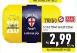 Iperfamily Scudo tonno in olio di semi offerta