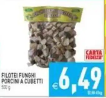 Filotei funghi porcini a cubetti