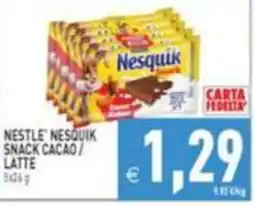 Iperfamily Nestlé Nesquik Snack Cacao / Latte offerta