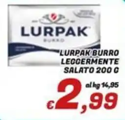 Idromarket Lurpak burro leggermente salato offerta