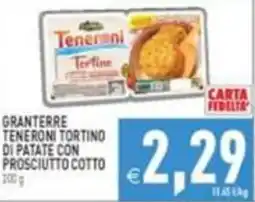Iperfamily Granterre Teneroni tortino di patate con prosciutto cotto offerta