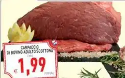 Iperfamily Carpaccio di bovino adulto scottona offerta