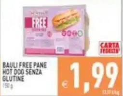 Iperfamily Bauli Free Pane Hot Dog Senza Glutine offerta