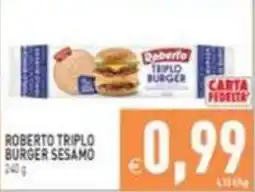 Iperfamily Roberto Triplo Burger Sesamo offerta