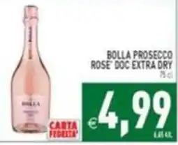 Iperfamily Bolla Prosecco Rose' Doc Extra Dry offerta
