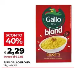 In Coop Riso Gallo Blond offerta
