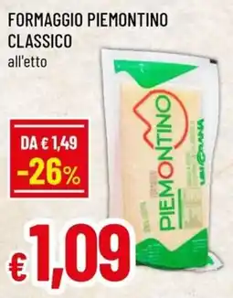 Famila Superstore Formaggio piemontino classico offerta