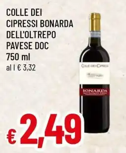 Famila Superstore Colle dei Cipressi Bonarda offerta