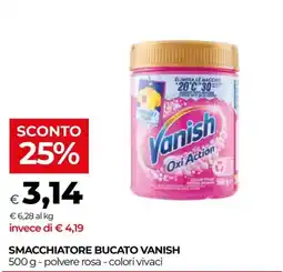 In Coop Smacchiatore bucato Vanish offerta