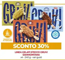 In Coop Gelati stecco Gruvi Sammontana offerta
