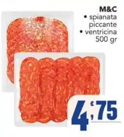 Gruppo di Palo M&C spianata piccante offerta