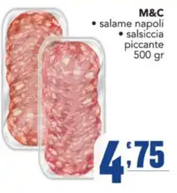 Gruppo di Palo M&C salame napoli salsiccia piccante offerta
