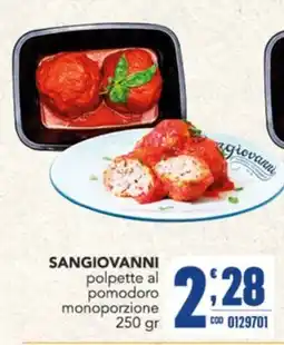 Gruppo di Palo Sangiovanni polpette al pomodoro offerta