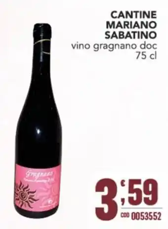 Gruppo di Palo Cantine Mariano Sabatino vino gragnano doc offerta