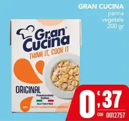 Gruppo di Palo Gran Cucina panna vegetale offerta