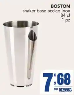 Gruppo di Palo Boston shaker base acciaio inox offerta